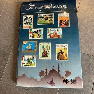 Vintage Stamp Album Collection -World Stamps (USSR Japan, Canada, Olympics)
